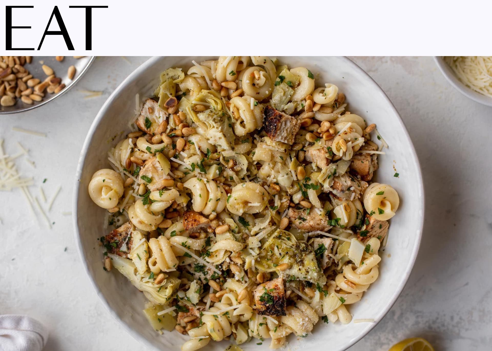 EAT: How Sweet Eats’s Lemon Chicken Artichoke Pasta Salad