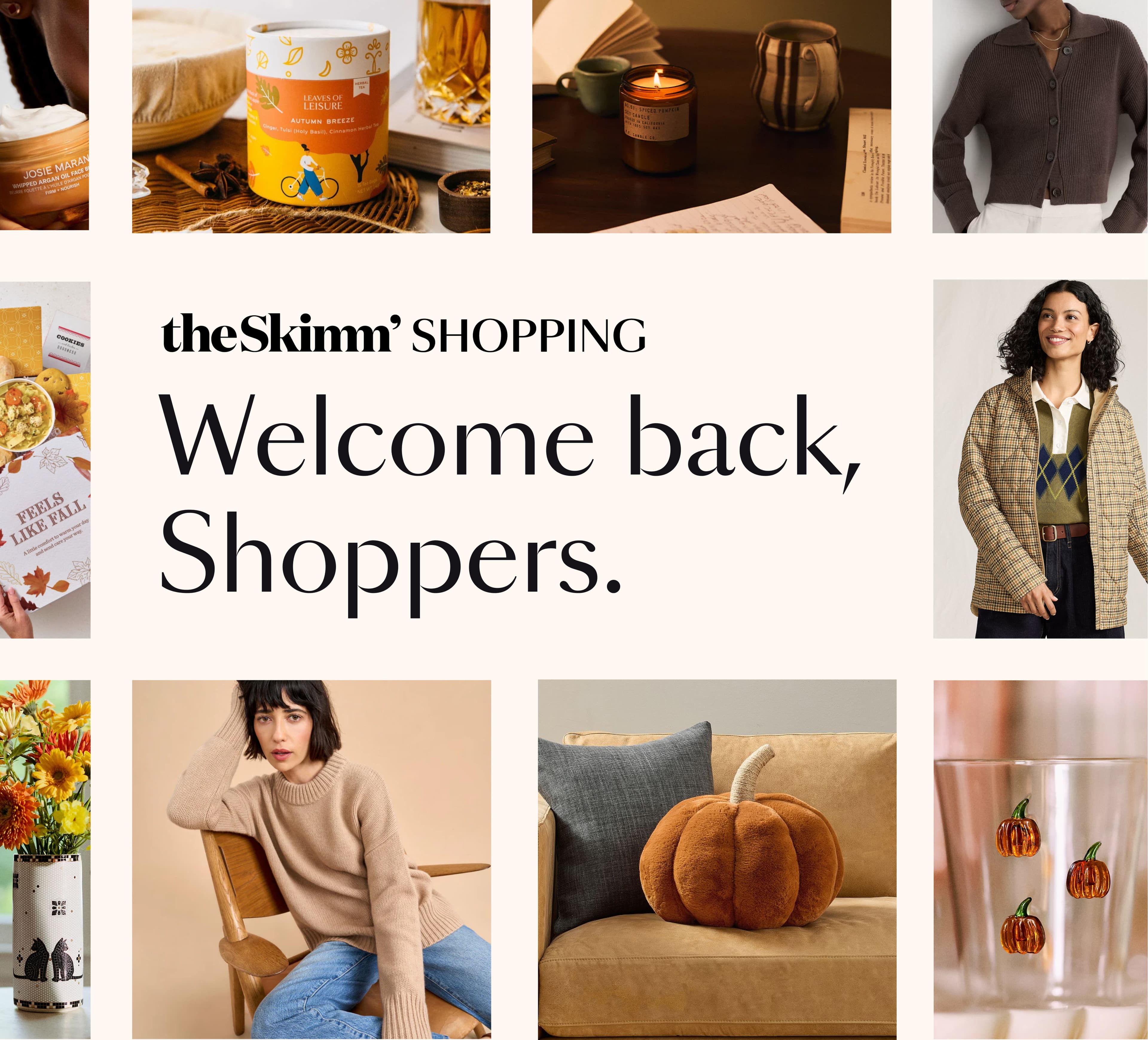 Skimm Shopping Fall Header