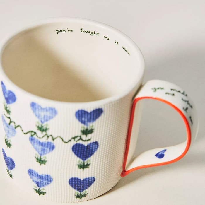 Anthropologie Annie Stoneware Mug