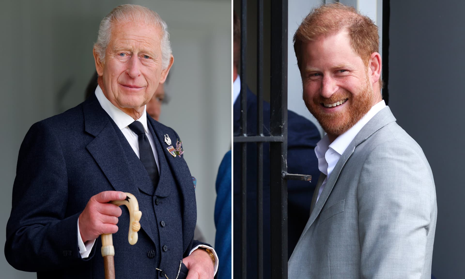 King Charles and Prince Harry