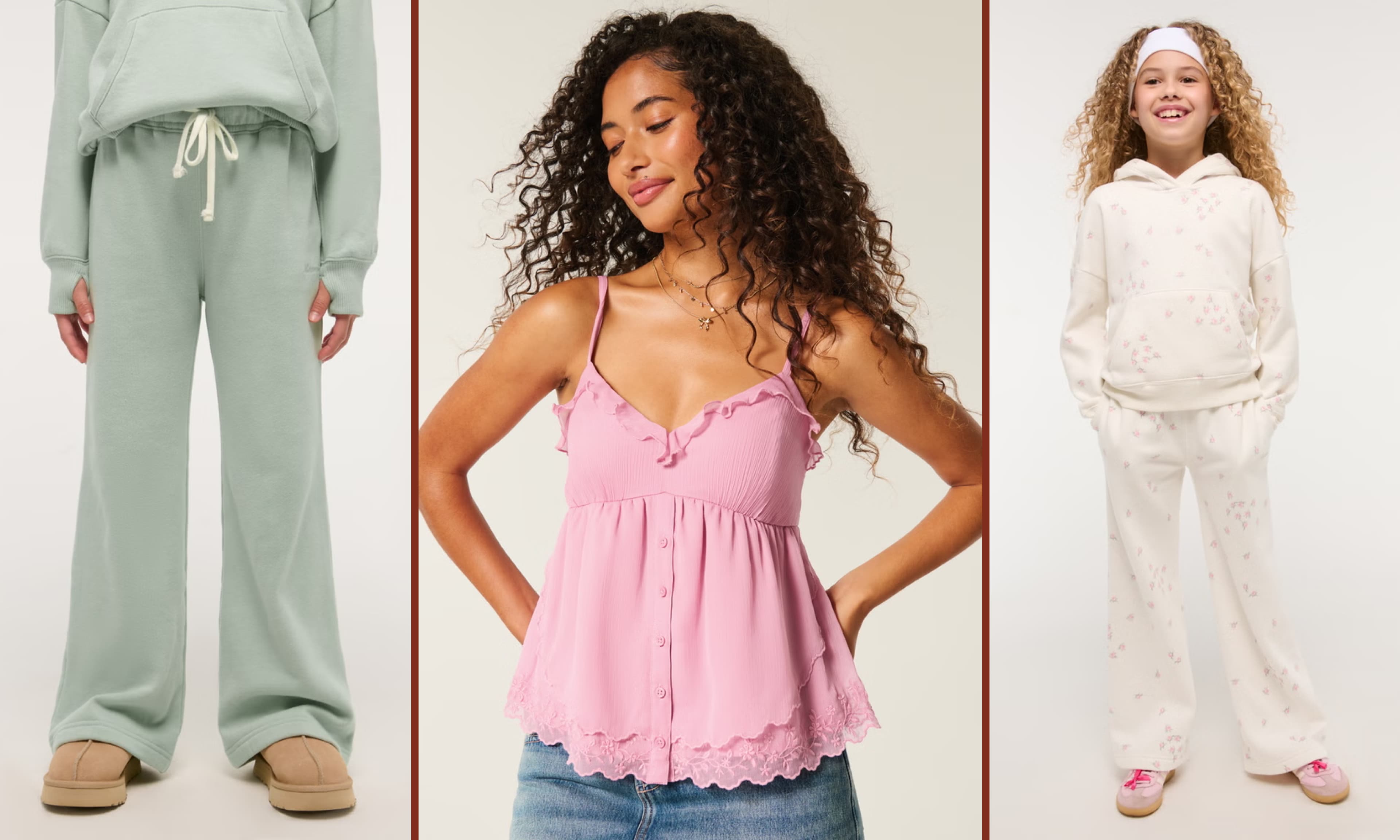 sweatpants for tweens, tank top for tweens