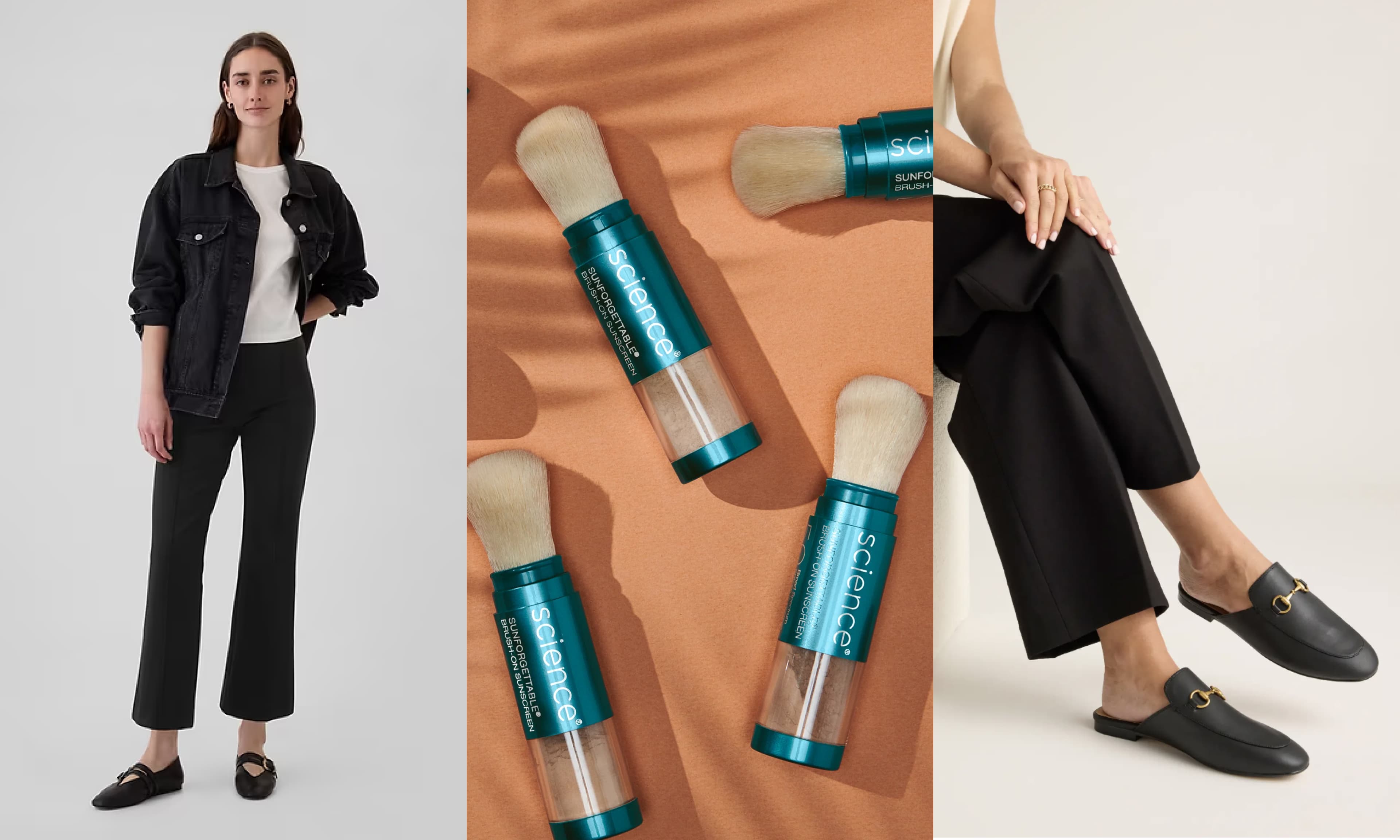 clothing and skincare