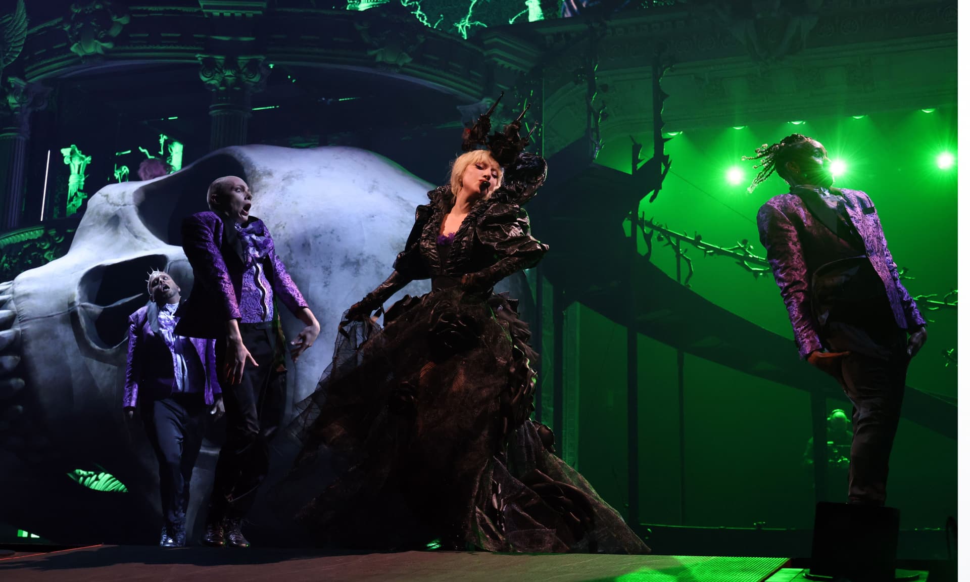 Lady Gaga performing