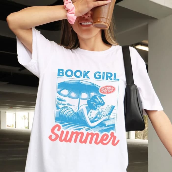 Book Girl Summer Tee
