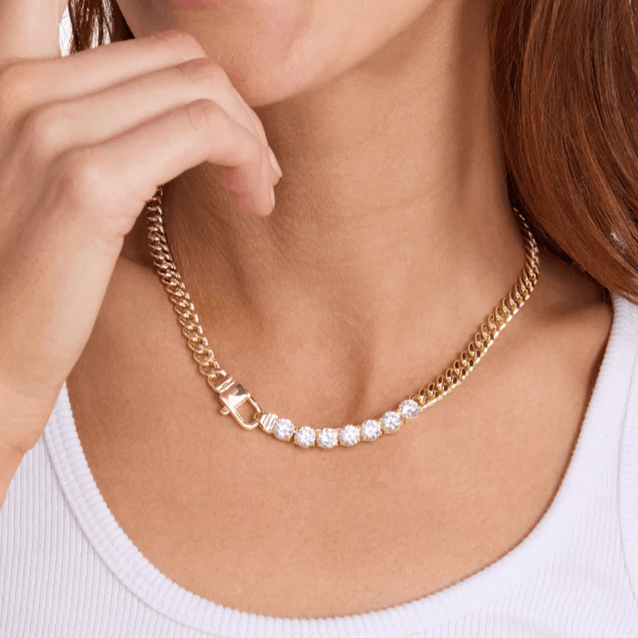 Melinda Maria Julian Loves Diamonds Necklace